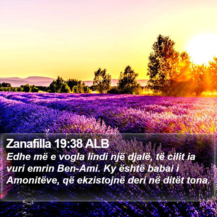 Zanafilla 19:38 ALB Bible Study