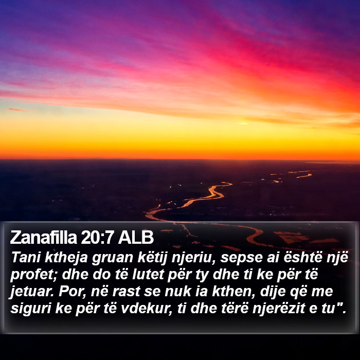 Zanafilla 20:7 ALB Bible Study