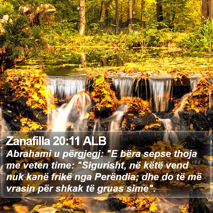 Zanafilla 20:11 ALB Bible Study