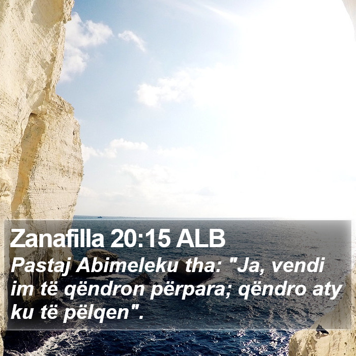 Zanafilla 20:15 ALB Bible Study