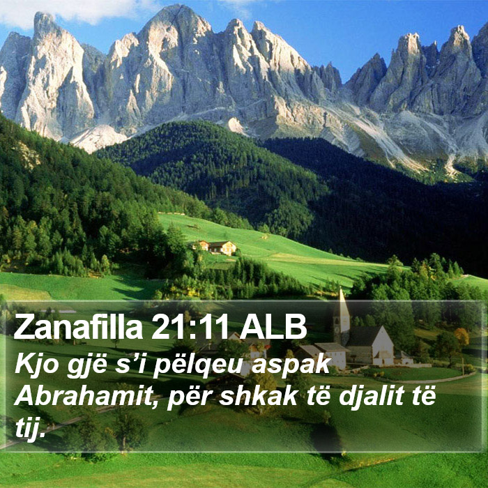 Zanafilla 21:11 ALB Bible Study