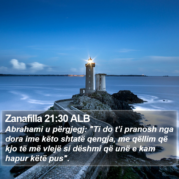 Zanafilla 21:30 ALB Bible Study