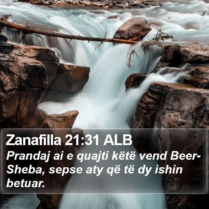 Zanafilla 21:31 ALB Bible Study