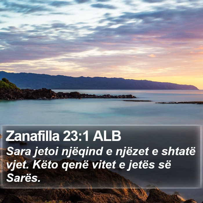 Zanafilla 23:1 ALB Bible Study