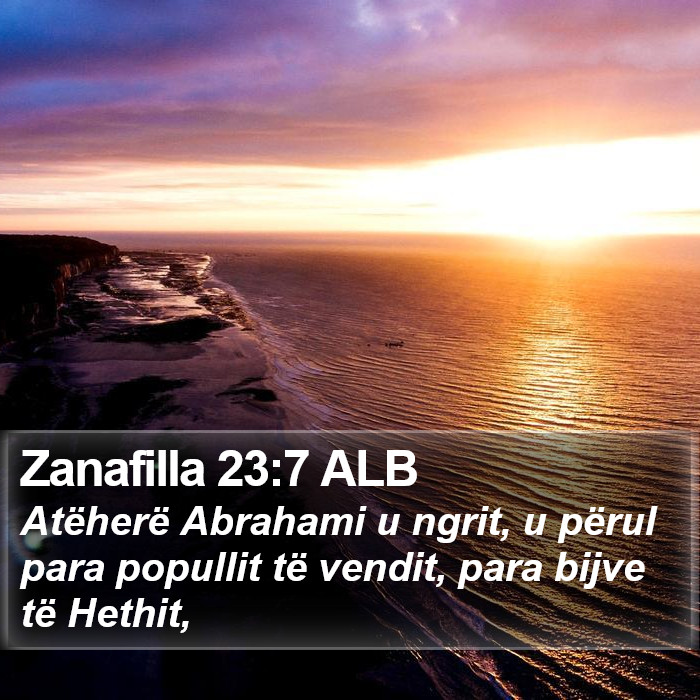 Zanafilla 23:7 ALB Bible Study