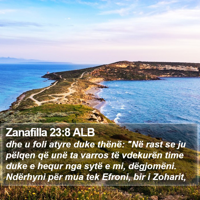 Zanafilla 23:8 ALB Bible Study