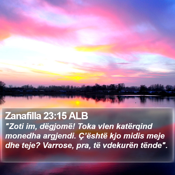 Zanafilla 23:15 ALB Bible Study