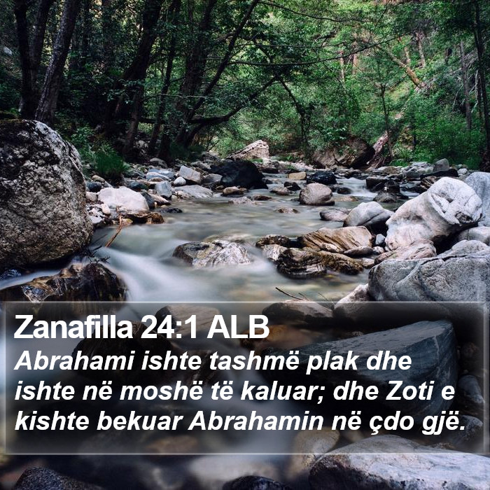 Zanafilla 24:1 ALB Bible Study