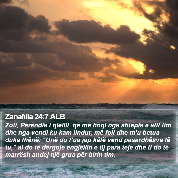 Zanafilla 24:7 ALB Bible Study