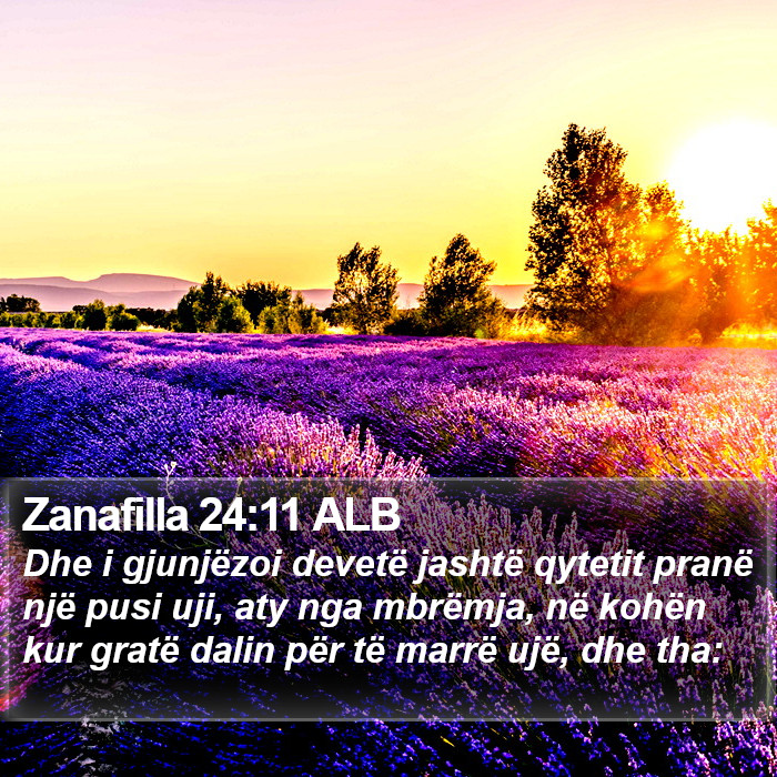 Zanafilla 24:11 ALB Bible Study