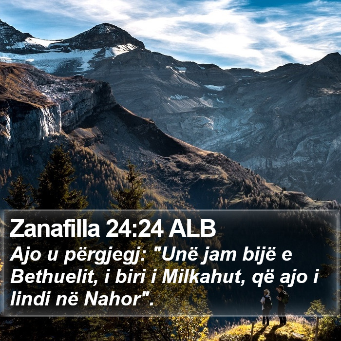 Zanafilla 24:24 ALB Bible Study