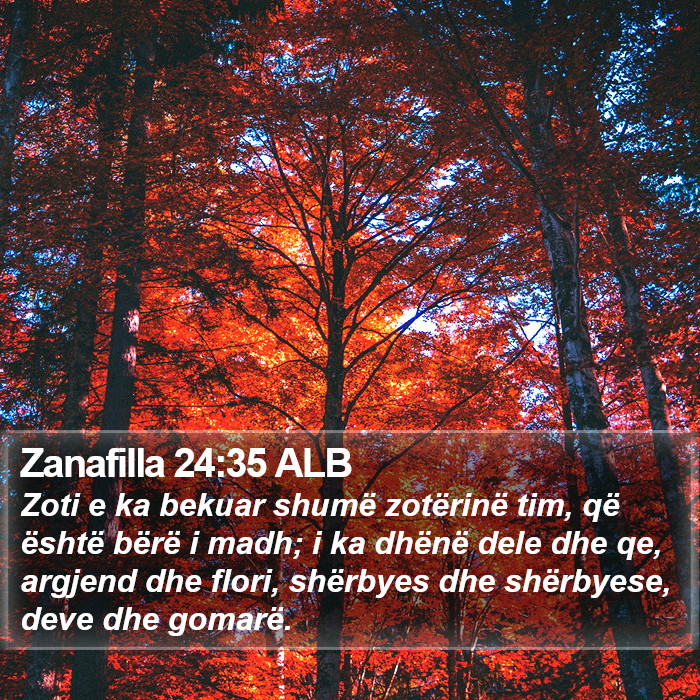 Zanafilla 24:35 ALB Bible Study