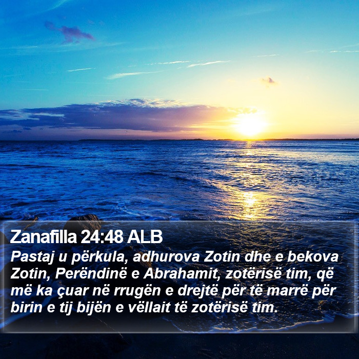 Zanafilla 24:48 ALB Bible Study