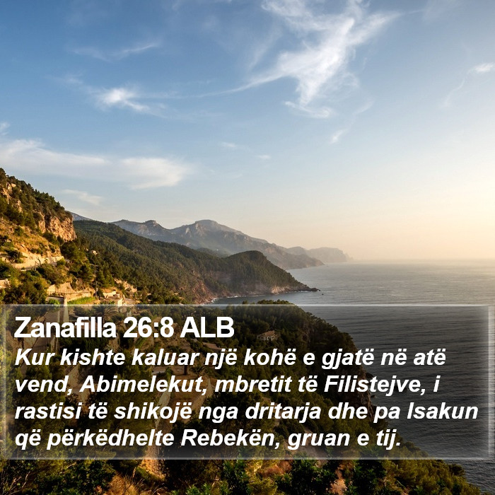 Zanafilla 26:8 ALB Bible Study