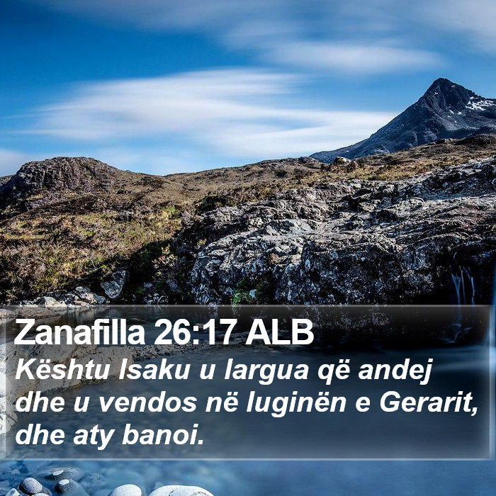 Zanafilla 26:17 ALB Bible Study