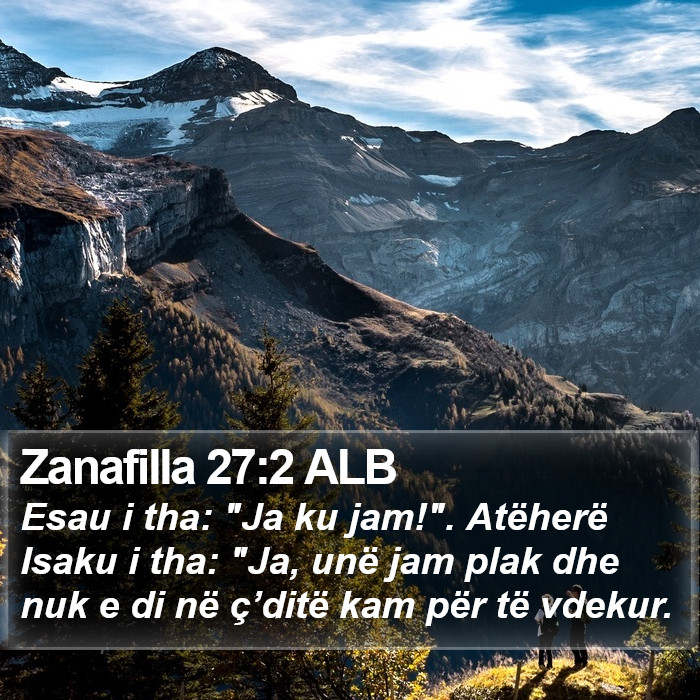Zanafilla 27:2 ALB Bible Study