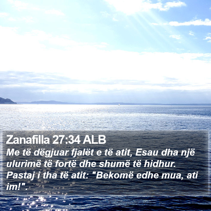 Zanafilla 27:34 ALB Bible Study