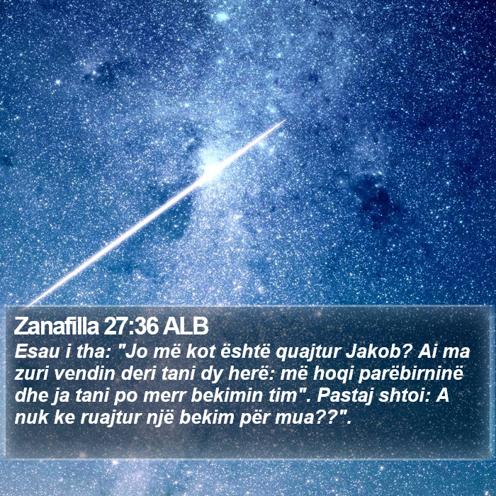 Zanafilla 27:36 ALB Bible Study