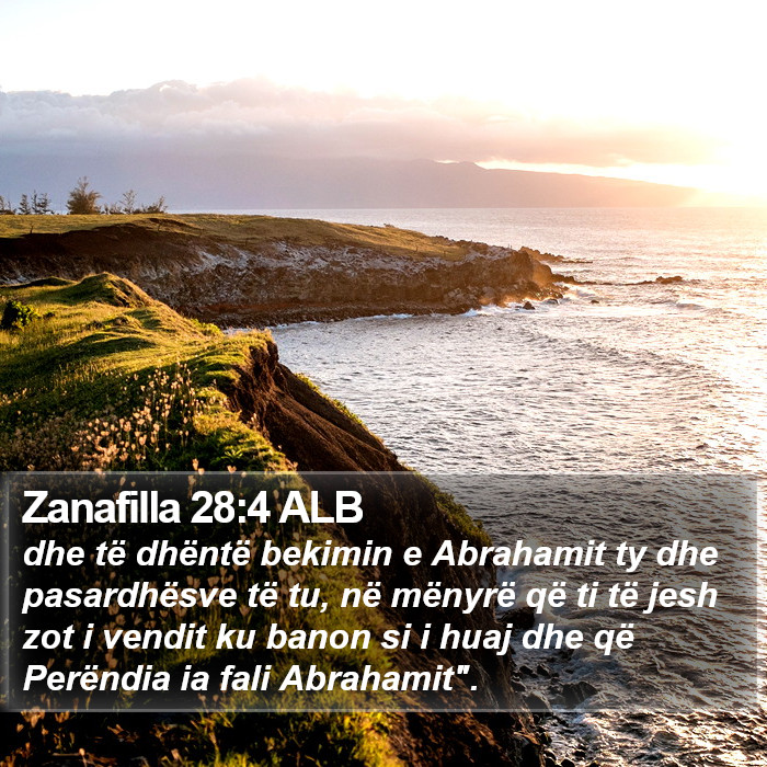 Zanafilla 28:4 ALB Bible Study