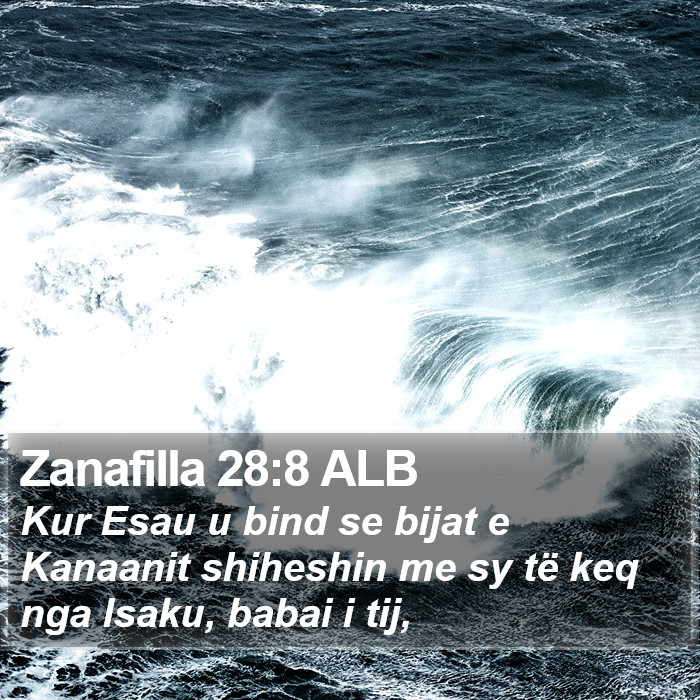 Zanafilla 28:8 ALB Bible Study