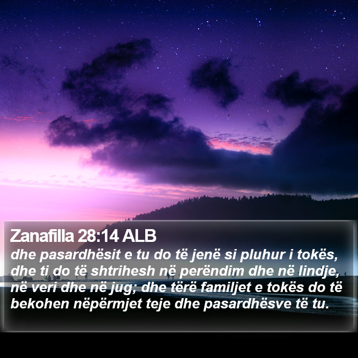 Zanafilla 28:14 ALB Bible Study