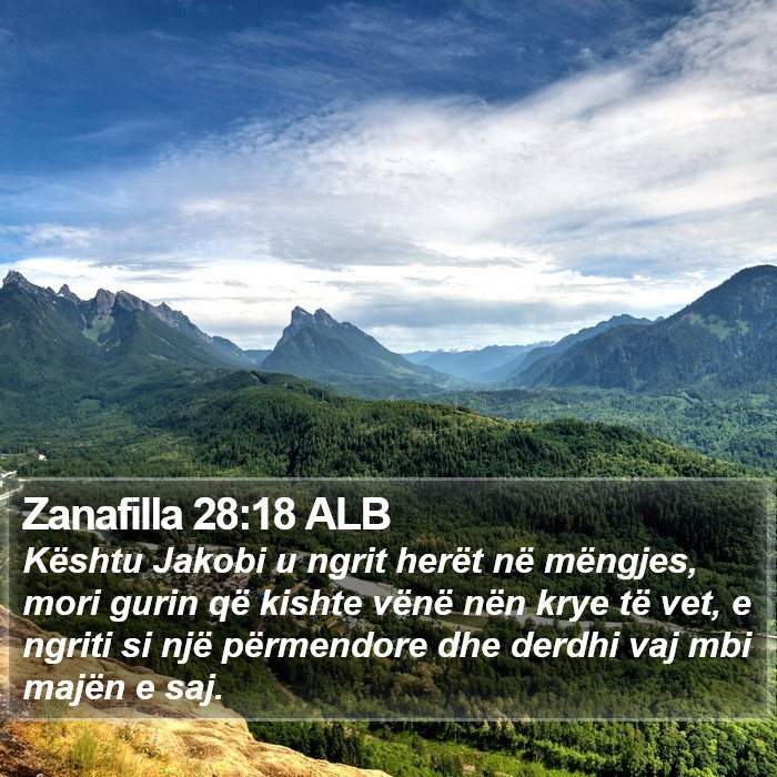 Zanafilla 28:18 ALB Bible Study