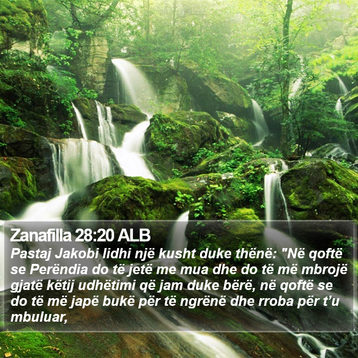 Zanafilla 28:20 ALB Bible Study