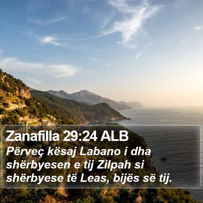 Zanafilla 29:24 ALB Bible Study