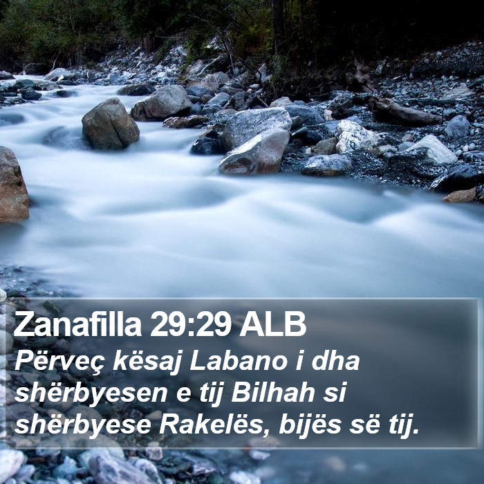 Zanafilla 29:29 ALB Bible Study