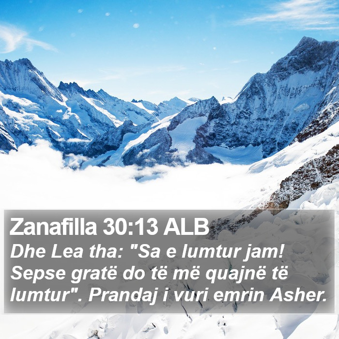 Zanafilla 30:13 ALB Bible Study