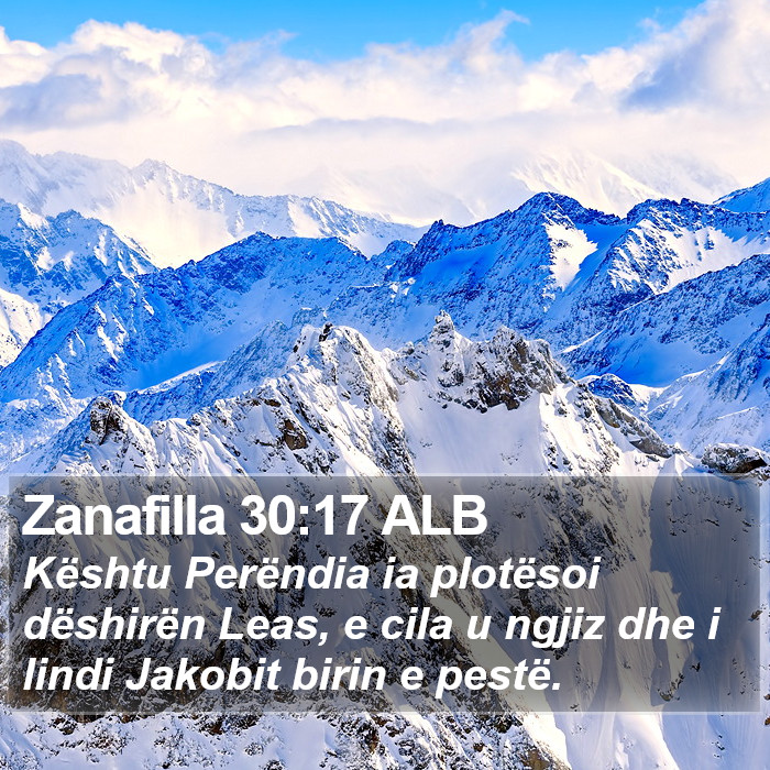 Zanafilla 30:17 ALB Bible Study