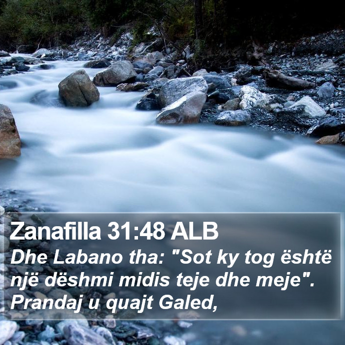 Zanafilla 31:48 ALB Bible Study