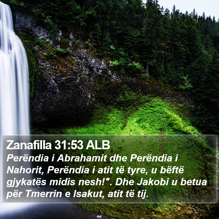 Zanafilla 31:53 ALB Bible Study