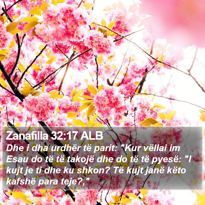 Zanafilla 32:17 ALB Bible Study