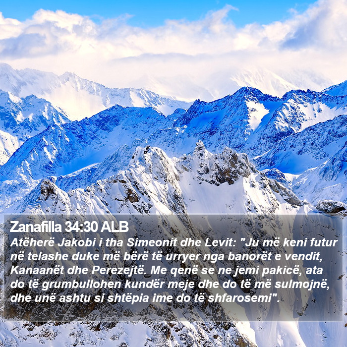 Zanafilla 34:30 ALB Bible Study