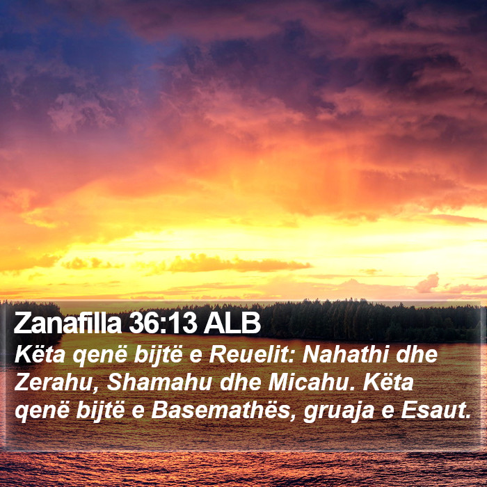 Zanafilla 36:13 ALB Bible Study