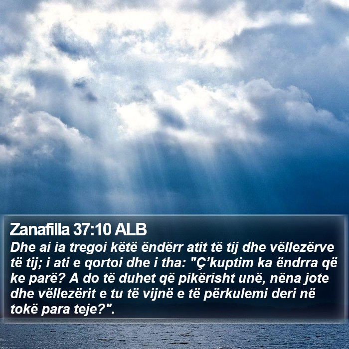 Zanafilla 37:10 ALB Bible Study