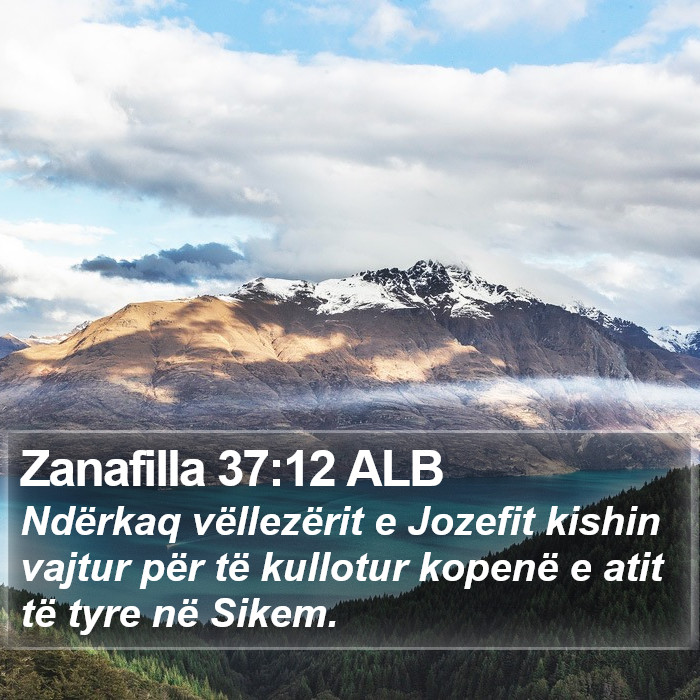 Zanafilla 37:12 ALB Bible Study