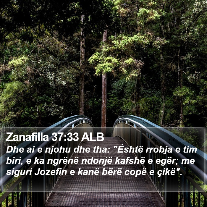 Zanafilla 37:33 ALB Bible Study