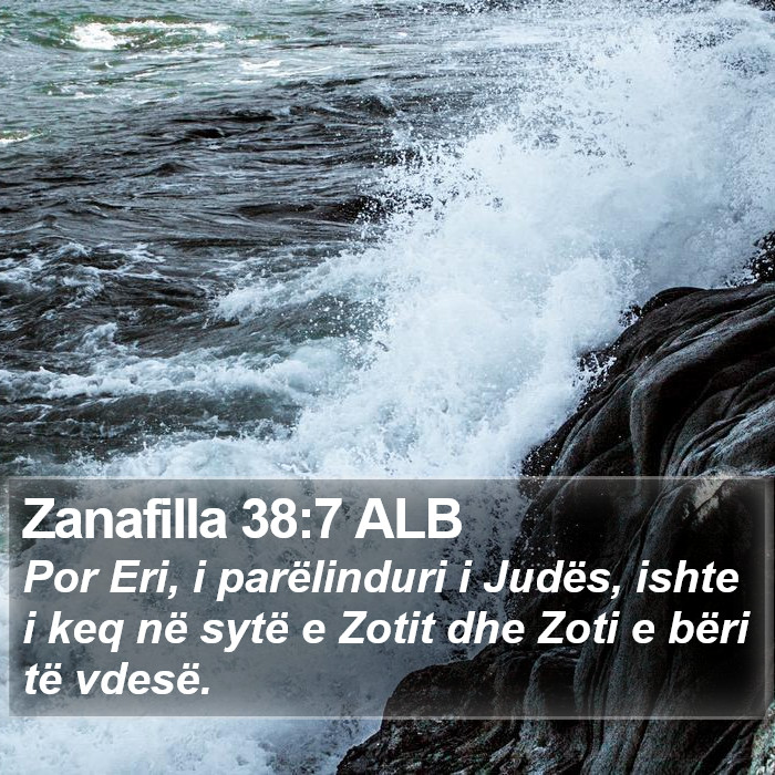 Zanafilla 38:7 ALB Bible Study