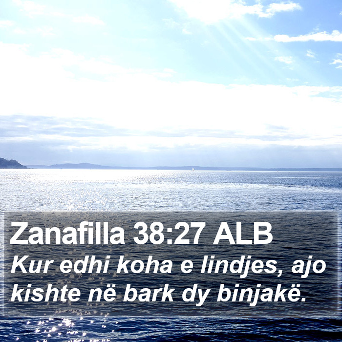 Zanafilla 38:27 ALB Bible Study