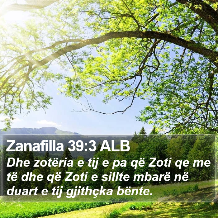 Zanafilla 39:3 ALB Bible Study