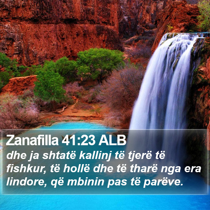 Zanafilla 41:23 ALB Bible Study