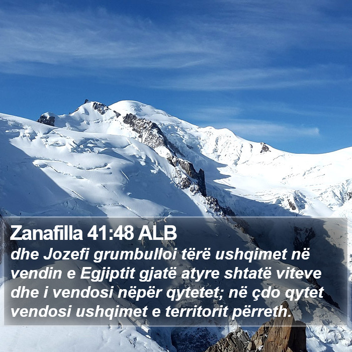 Zanafilla 41:48 ALB Bible Study