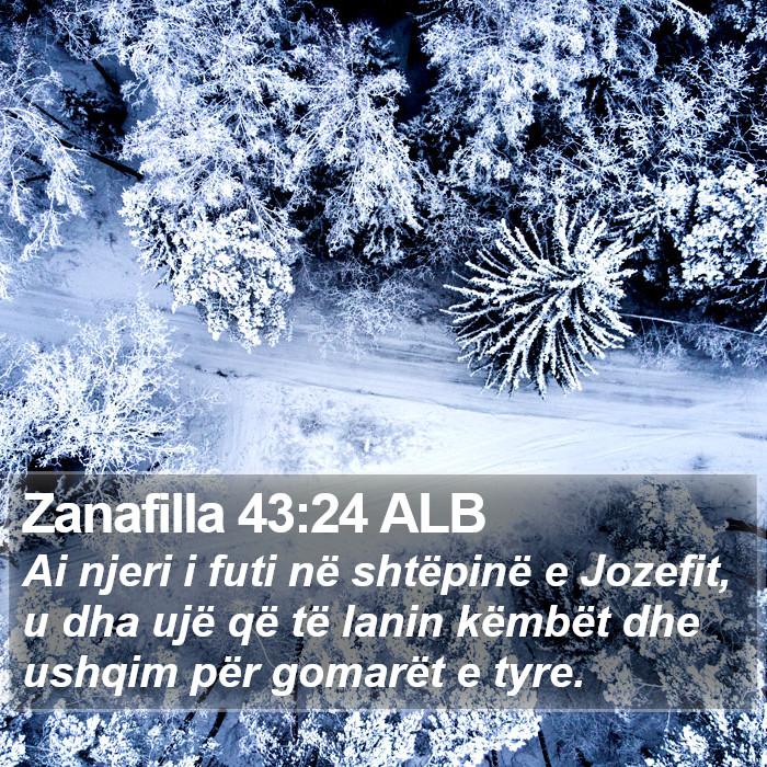 Zanafilla 43:24 ALB Bible Study