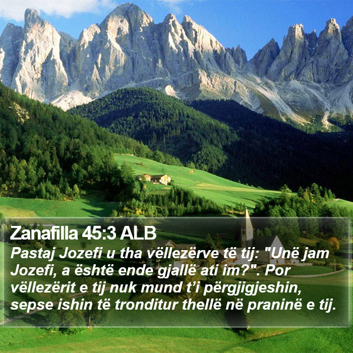 Zanafilla 45:3 ALB Bible Study