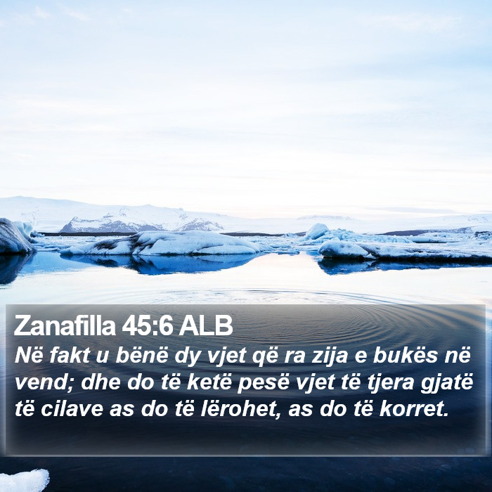 Zanafilla 45:6 ALB Bible Study