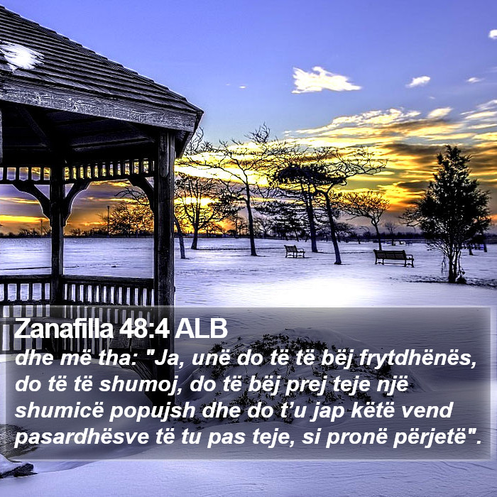 Zanafilla 48:4 ALB Bible Study