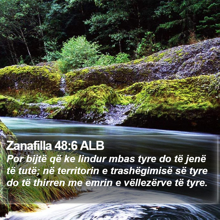 Zanafilla 48:6 ALB Bible Study