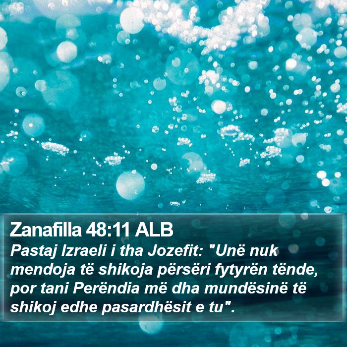 Zanafilla 48:11 ALB Bible Study